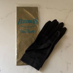 Vintage Van Raalte Black Nylon Gloves